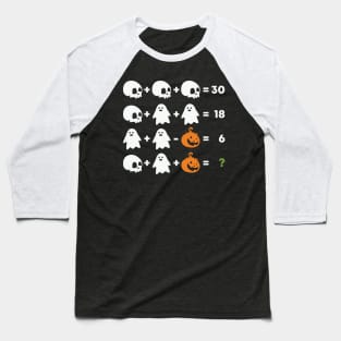 Halloween Mathematic Baseball T-Shirt